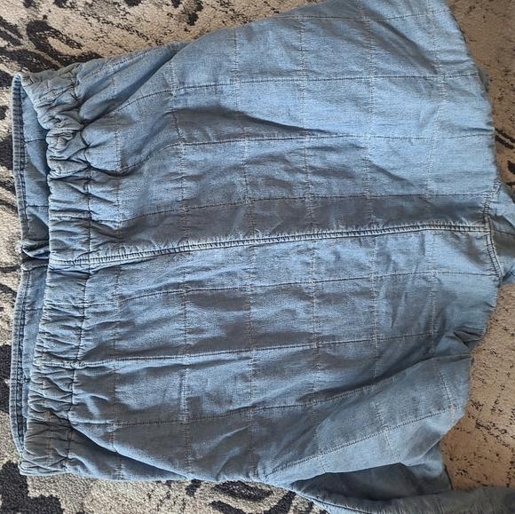 Free People Blue Quilted Jacket - Picture 8 of 9